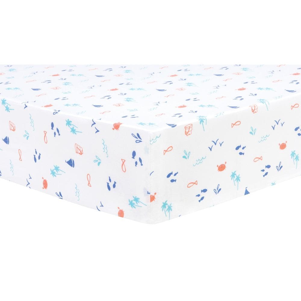 Ocean Pals 3 Piece Crib Bedding Set