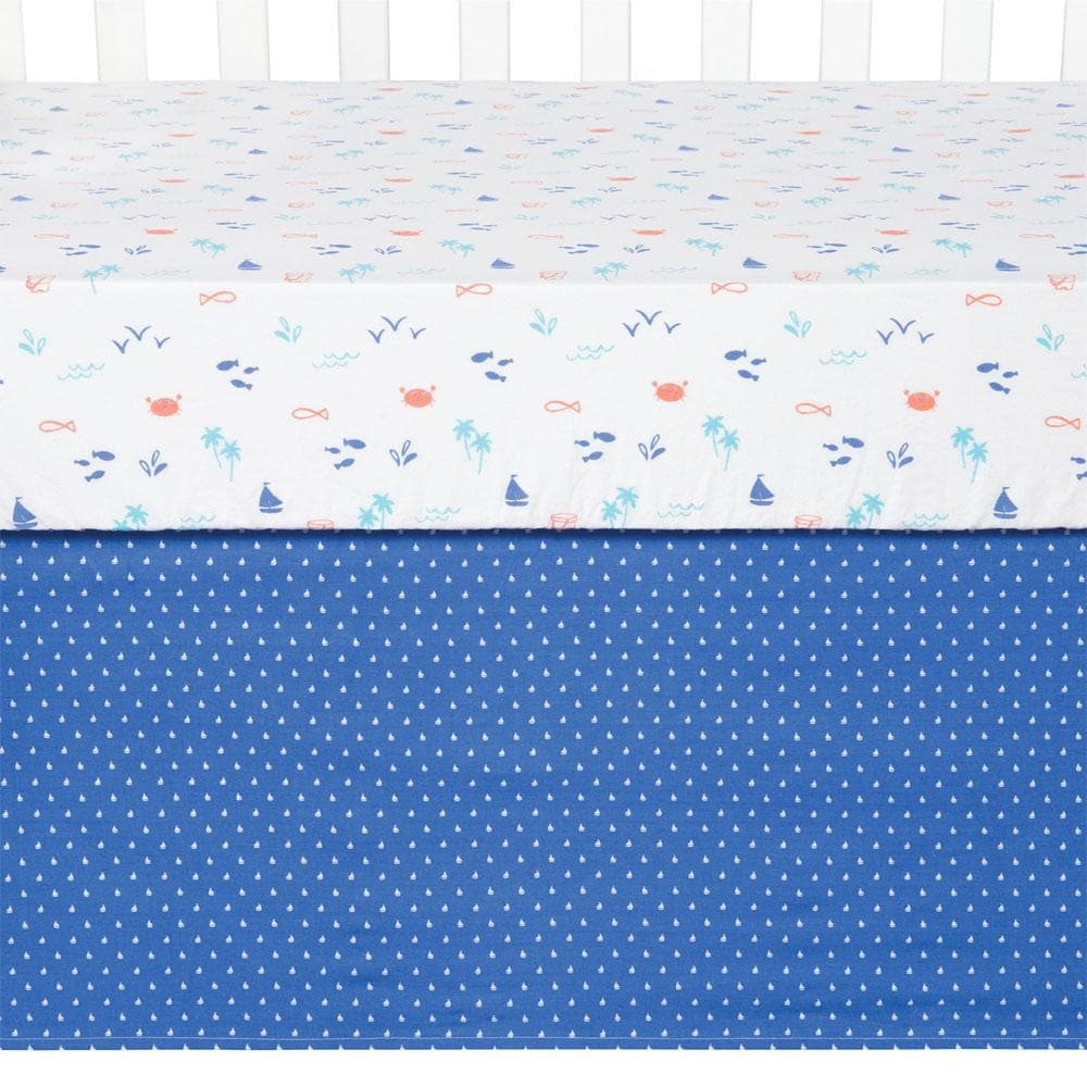 Ocean Pals 3 Piece Crib Bedding Set