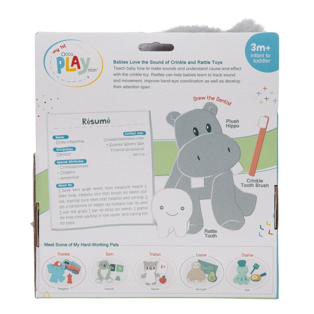 Hippopotamus Dentist 3-Piece OccuPLAYtion Baby Gift Set