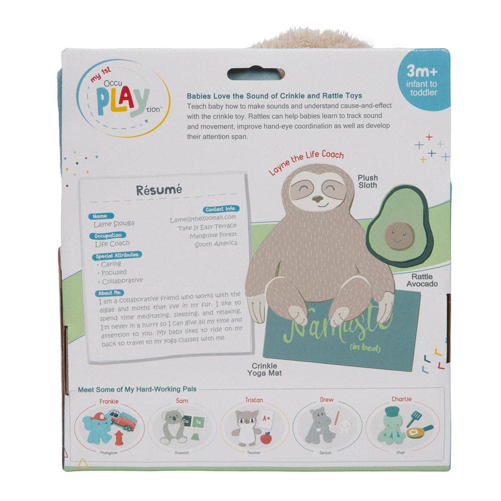 Sloth Life Coach 3-Piece OccuPLAYtion Baby Gift Set