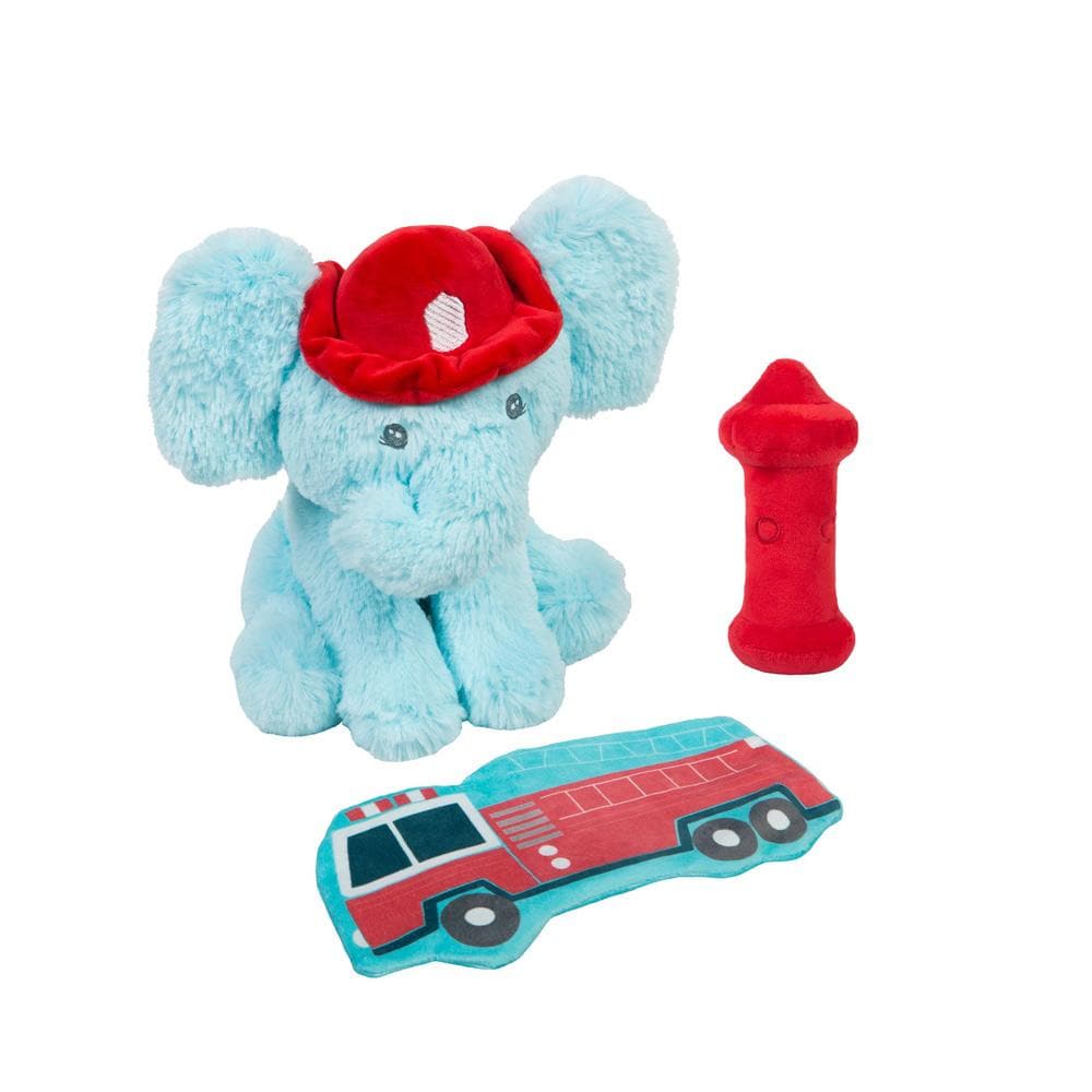 Elephant Firefighter 3-Piece OccuPLAYtion Baby Gift Set