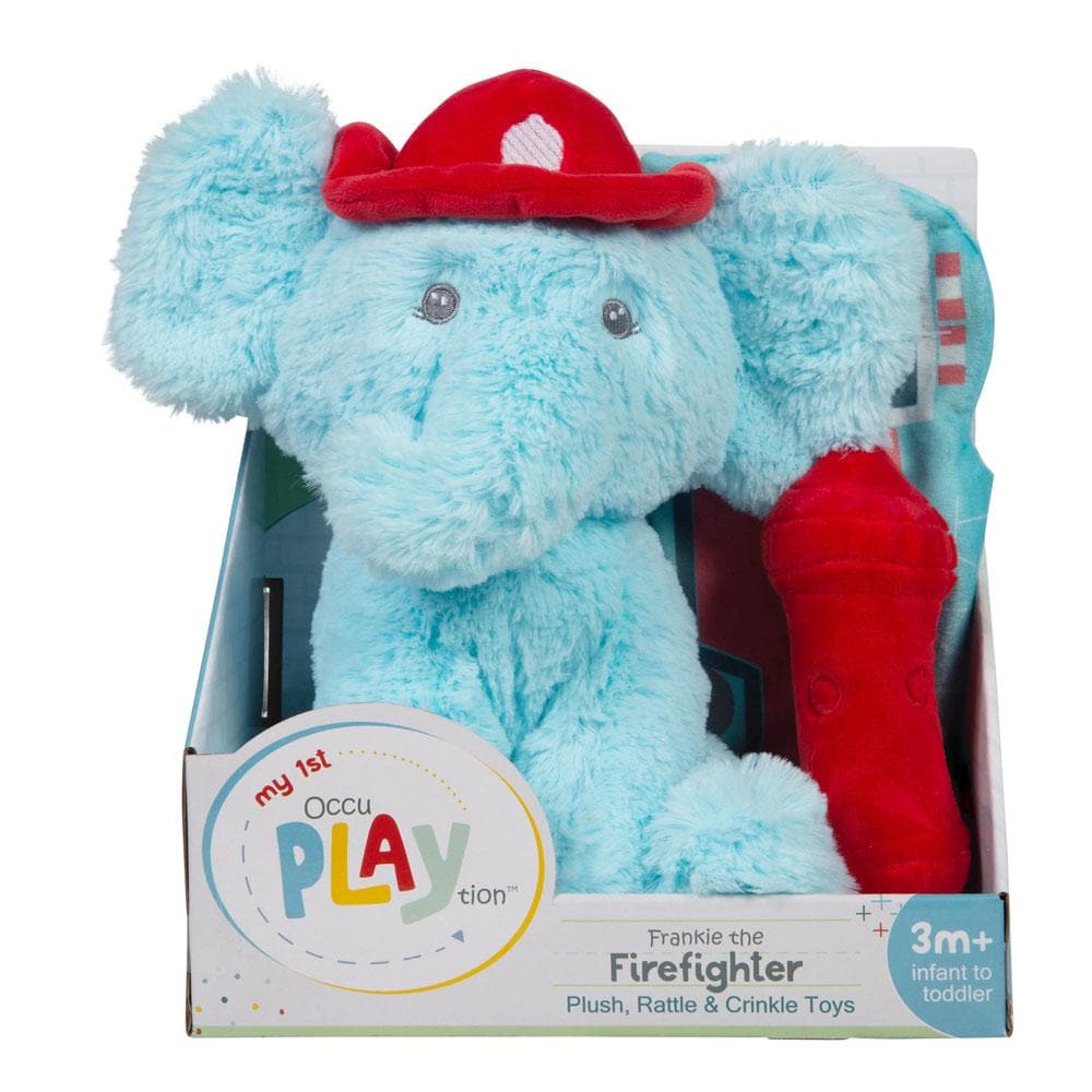 Elephant Firefighter 3-Piece OccuPLAYtion Baby Gift Set