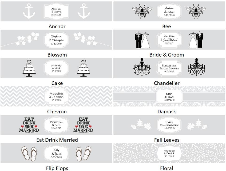 Personalized Baby Water Bottle Labels