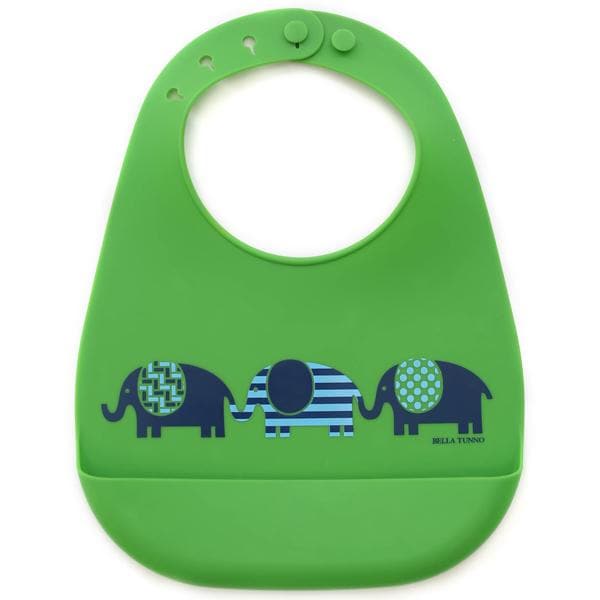 Green Elephant Wonder Bib