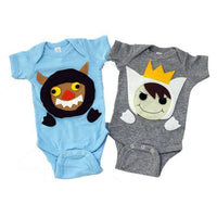 Thumbnail for Twin Wild Boy & A Wild Monster Baby Onesie