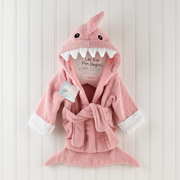 Shark Gift Set with Shark Chomp & Stomp and Shark Robe Pink