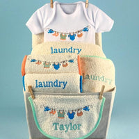 Thumbnail for Personalized Baby Laundry Baby Gift Basket