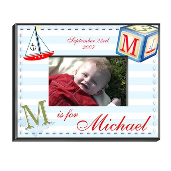 Personalized Sailor Boy Picture Frame