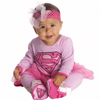 Thumbnail for Supergirl Onesie Infant Costume (6-12 Months)