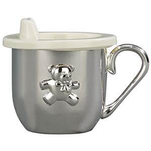 The Silver Sippy Silver Plated Bear Cup (Personalization Available)