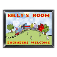 Thumbnail for Personalized Choo Choo Room Sign