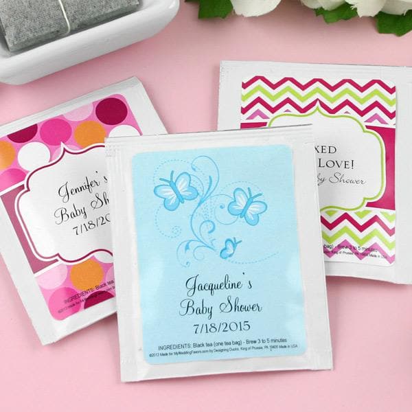 Personalized Exclusive Baby Tea Favor (Many Designs Available)