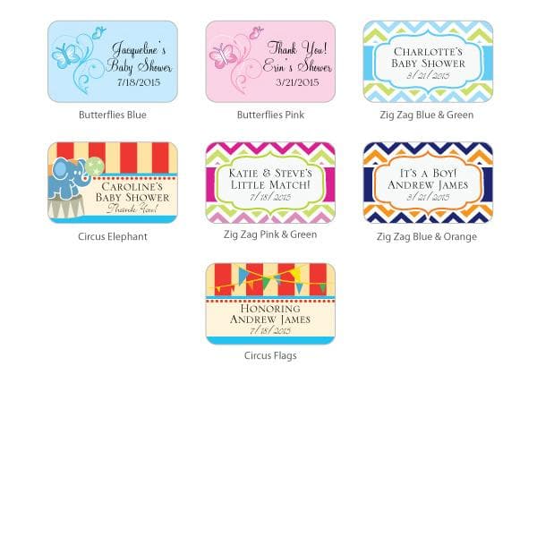 Personalized Exclusive Matchbox Baby Shower Favors