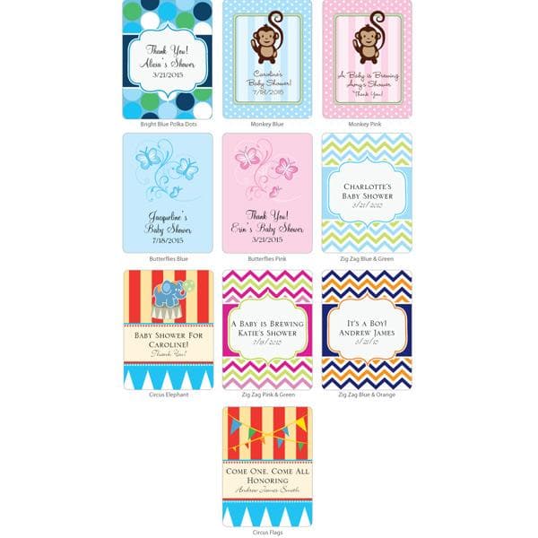 Personalized Exclusive Baby Tea Favor (Many Designs Available)