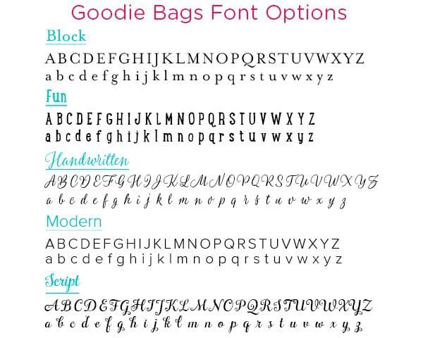 Personalized Kids Birthday Kraft Goodie Bag (Set of 12)