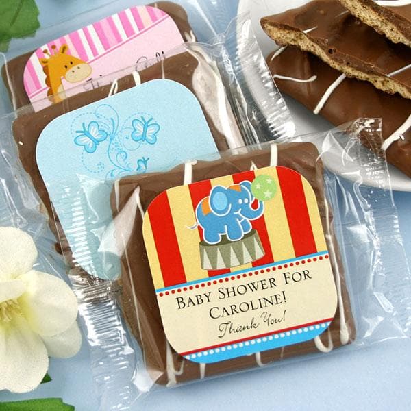 Personalized Exclusive Baby Chocolate Graham Crackers (Many Designs Available)