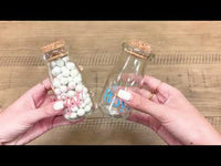 It's a Girl Vintage Milk Bottle Favor Jar (Set of 12)
