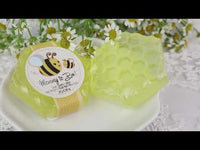Mommy To Bee Honey Scented Honeycomb Soap (Set of 4)