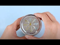 Flower Stamped Mason Jar Lid (Set of 20)