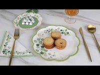 Botanical Garden 9 in. Premium Paper Plates (Set of 16)