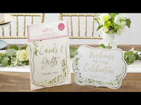 Botanical Garden Décor Sign Kit (Set of 8)