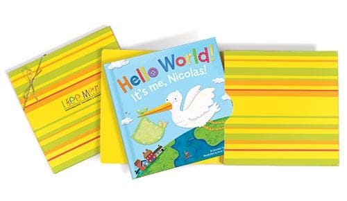 Hello World! Personalized Board Book - Blue