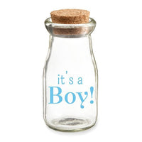 Thumbnail for It's a Boy Vintage Milk Bottle Favor Jar (Set of 12)