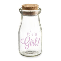 Thumbnail for It's a Girl Vintage Milk Bottle Favor Jar (Set of 12)