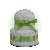 Thumbnail for Mini Green 2-Tier Diaper Cake