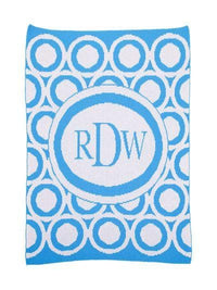 Thumbnail for Personalized Mod Circles Stroller Blanket (Many Colors Available)
