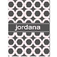 Thumbnail for Personalized Stroller Blanket with Modern Circles