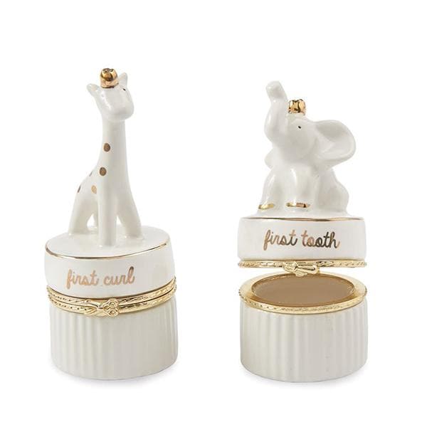 Tooth Fairy Box Bambino Silver Plated First Tooth Curl Box Set - Foy And Company First Tooth Box