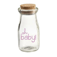 Thumbnail for Oh Baby Girl Vintage Milk Bottle Favor Jar (Set of 12)