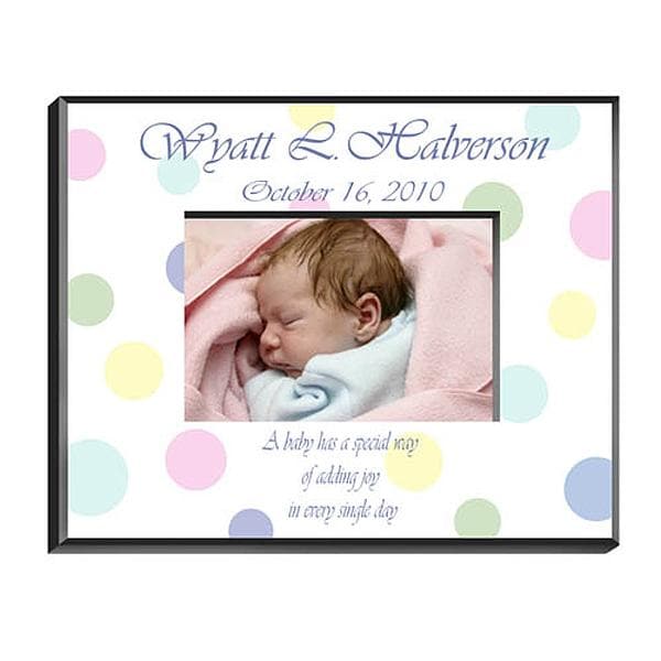 Personalized Polka Dot Frame