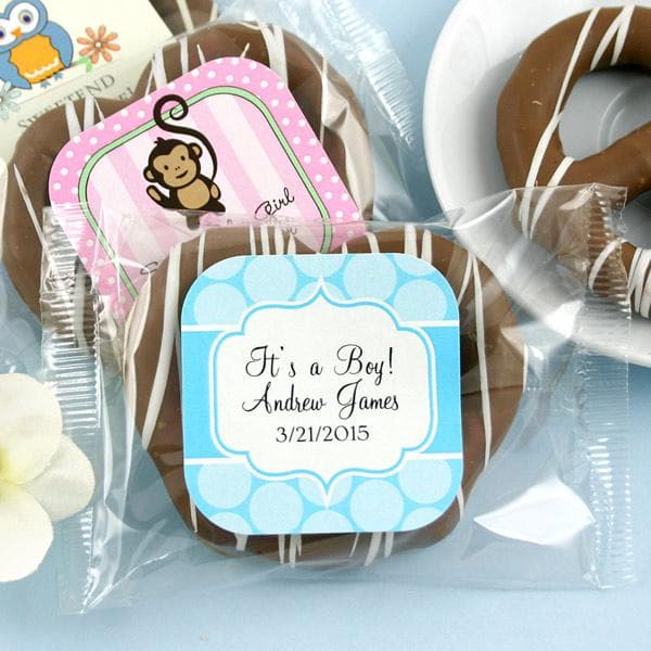 Personalized Exclusive Baby Gourmet Pretzels (Many Designs Available)