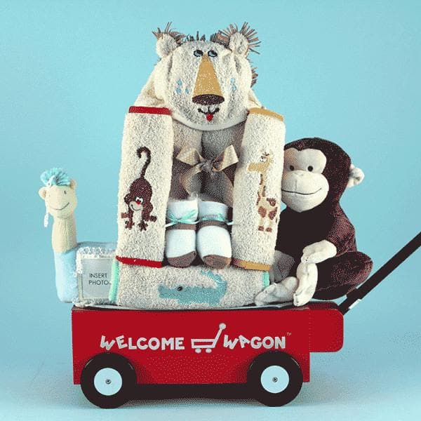 Welcome Wagon Baby Gift - Safari